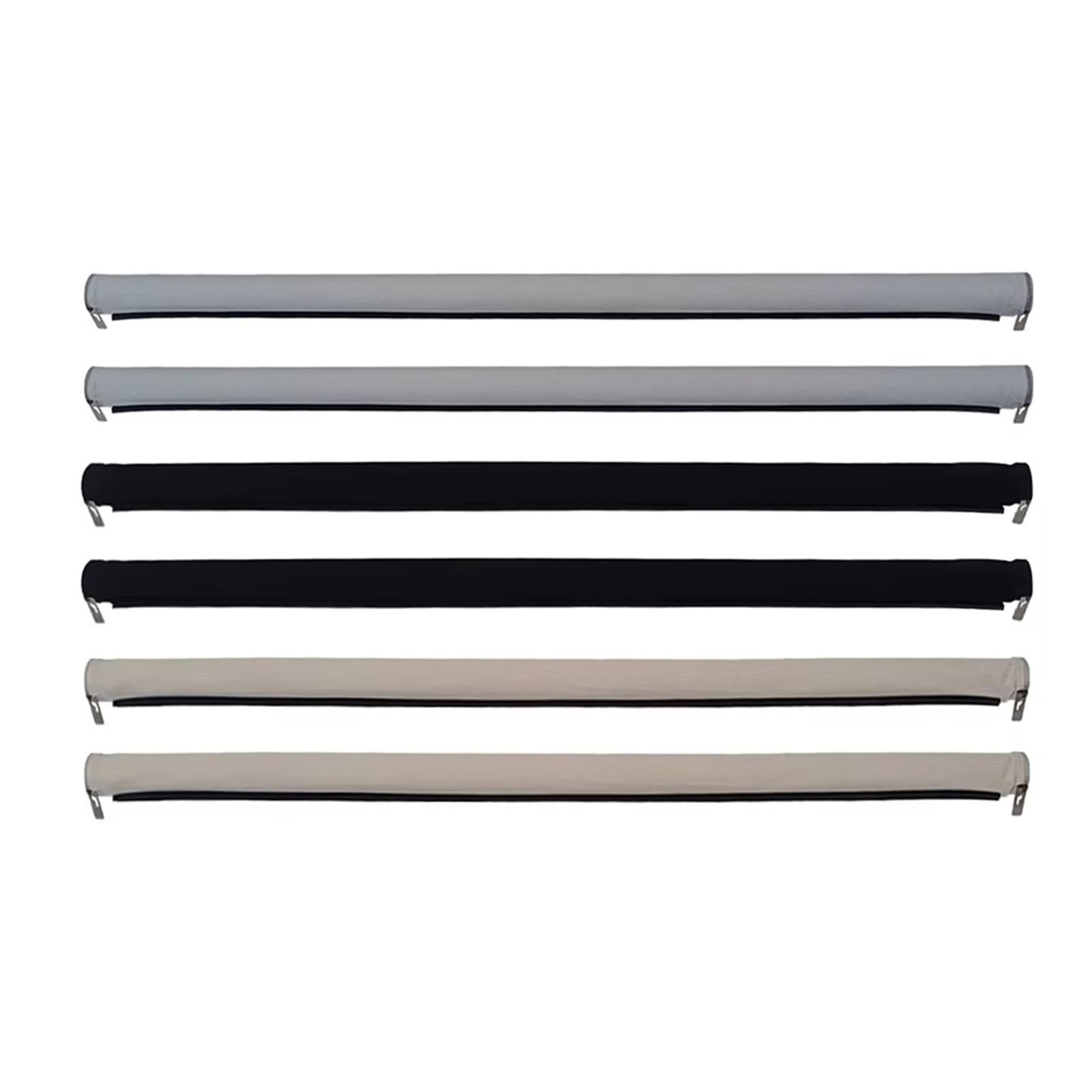 Pare Soleil Pour Q5 Pour VW Pour Tiguan Pour Touran Pour Golf Pour Passat Pour Variant Pipe Rideau Toit Panoramique Voiture 6 Pièces Soleil Voiture(2x Black Beige Gray)