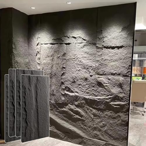 Paneles de pared 3D de piedra sintética para renovar el diseño de cocinas y salones