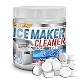 Maebho 100 tabs Ice Machine Cleaner -Unscented Ice Maker Descaler Clean Tablets Compatible with Opal, Kitchenaid, GE Profile,Nickel Safe Scale Remover for Countertop, Nugget Ice Makers