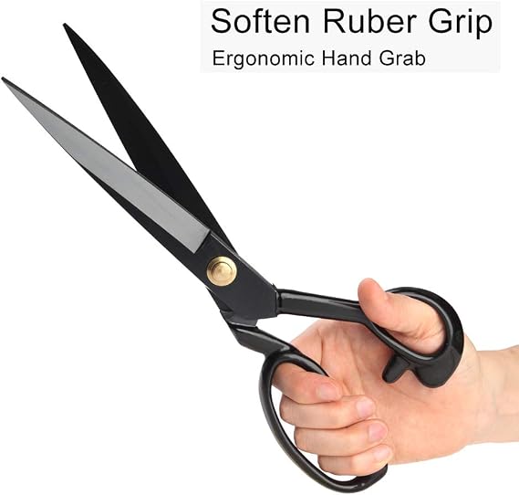 Professional Tailor Scissors,Sewing Scissors 9 Inch+Free Thread Snips - Fabric Shears Sharp Tailor Dressmaker