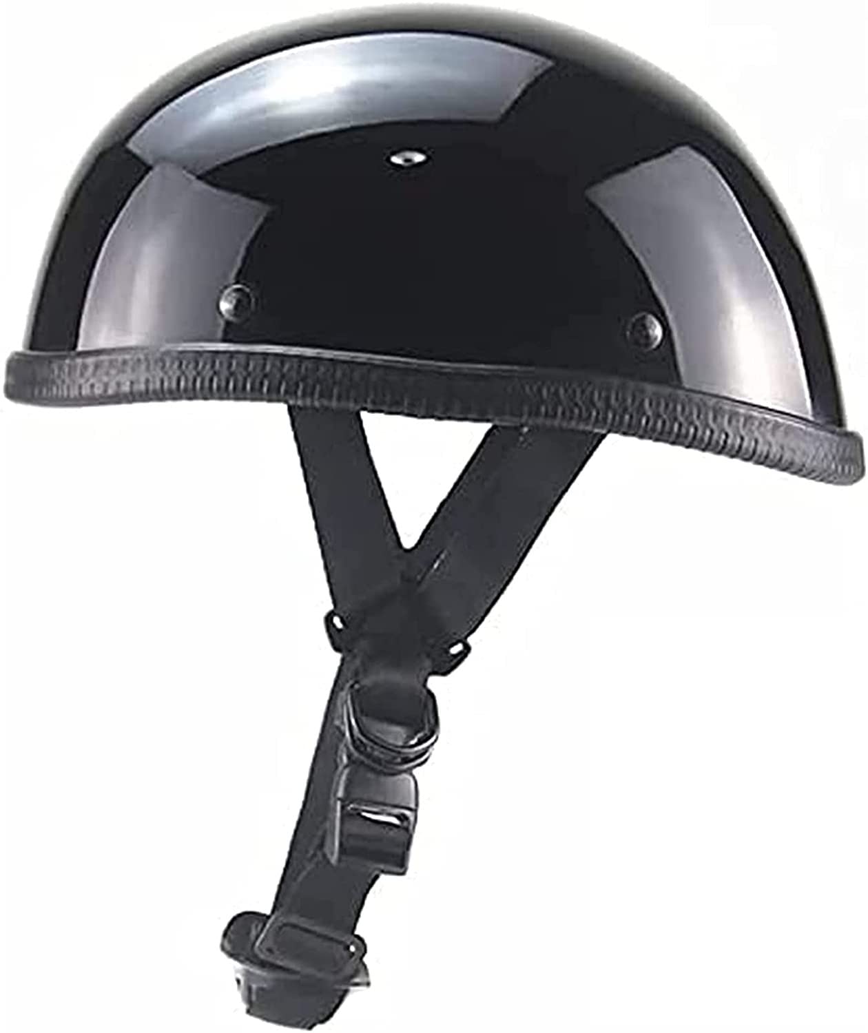 Demi-casque moto vintage homologué DOT taille M pour scooter et cyclomoteur