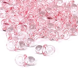 Bodhi2000 50pcs Mini Pacifiers Baby Shower Party Favours Girl Boy Game Decor