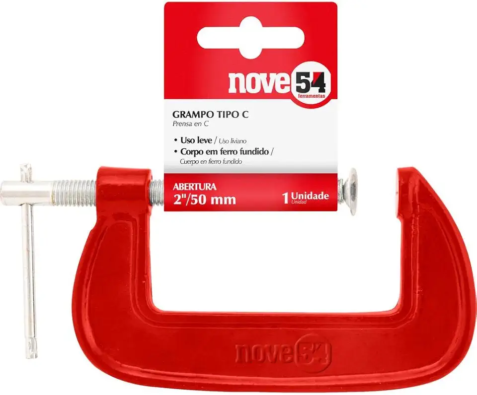 Nove54, Grampo Sargento (Tipo C), 3".