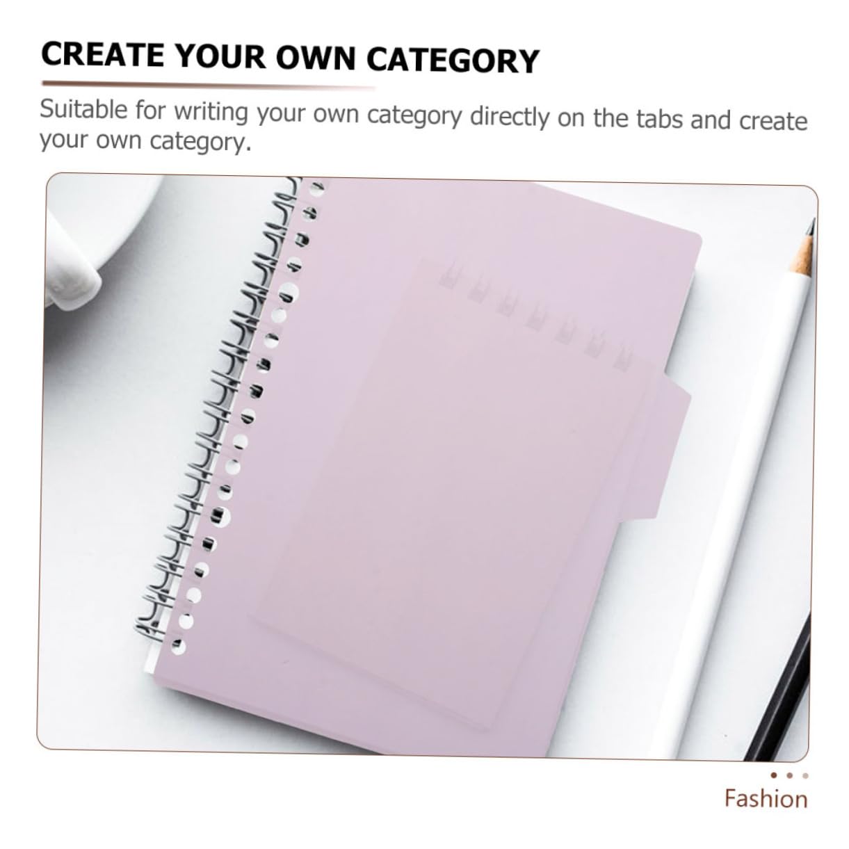 Diviseurs Plastique A-z Lot De 5 Intercalaires A4 A-Z - 26 Onglets Multicolores | Séparateurs Classeur Bureau école Intercalaires Multicolores PP