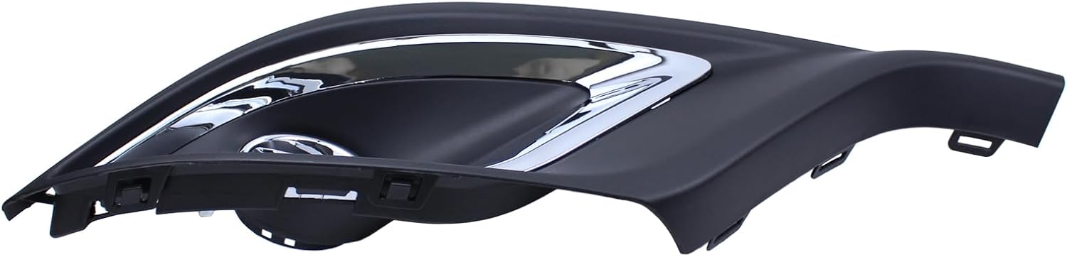 Front Passenger Side Fog Light Bezel Cover with Trim Ring Molding Chrome for Dodge Durango 2014-2020