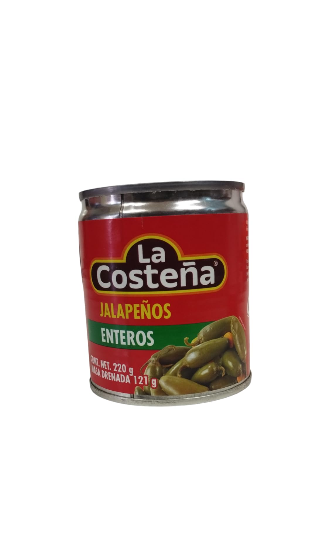 LA COSTEÑA JALAPEÑOS ENTEROS 220 g