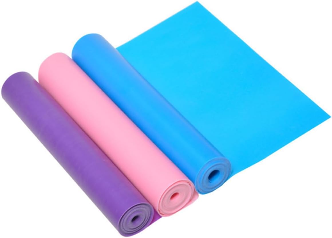 PATIKIL Toalla Bandas, 4 Paquete 9.84x1 Pulgadas Silicona Estirable Toalla Silla Clips Correas Para Playa, Piscina, Crucero Sillas, Azul
