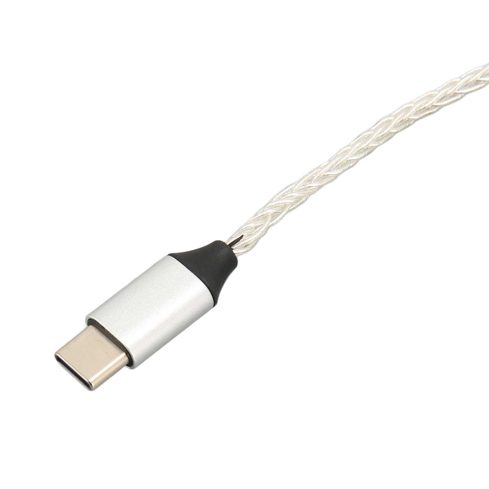 Annadue Typ C bis für MMCX Kabel, Ersatz Earphone Upgrade Kabel mit MIC für SE215 SE315 SE535 SE846 für UE900 White 3,9ft