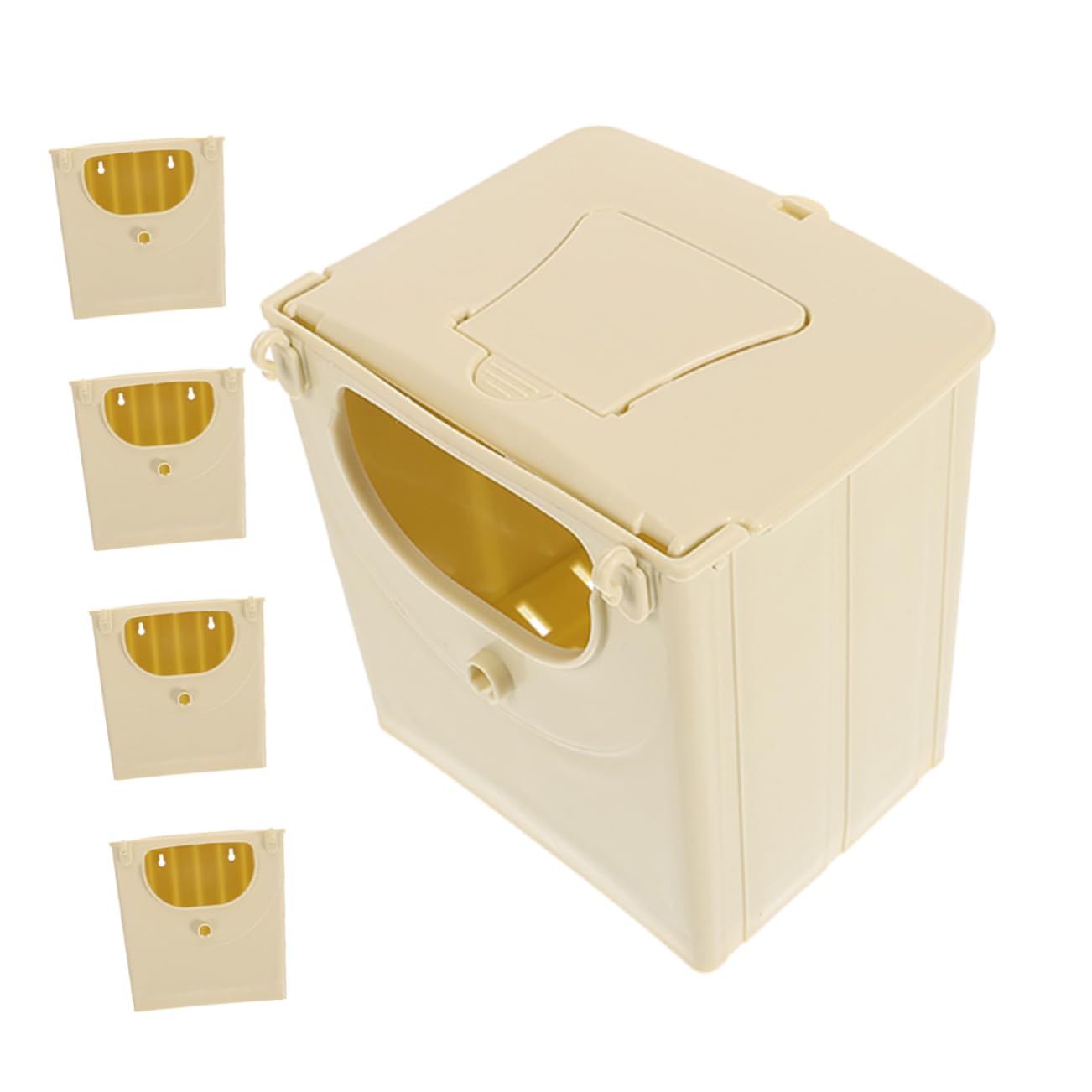 BESPORTBLE 15 Piezas Caja de cría de Aves Caja de Nido de Aves pequeñas Caja de Nido de Aves Tropicales Jaula para Loros Nido para Dormir Nido de pájaros de plástico el plastico