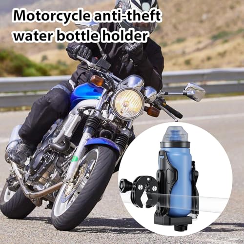 Porte-bouteille d'eau de vélo et guidon avec support de serrage réglable