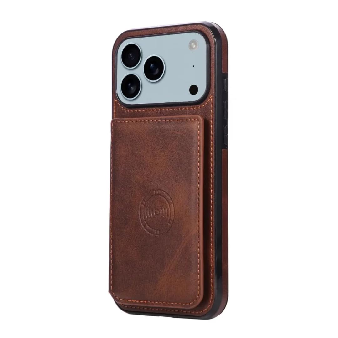 Custodia a libro con porta carte in pelle PU per iPhone 14 Plus (per iPhone 14 Plus/caffè)
