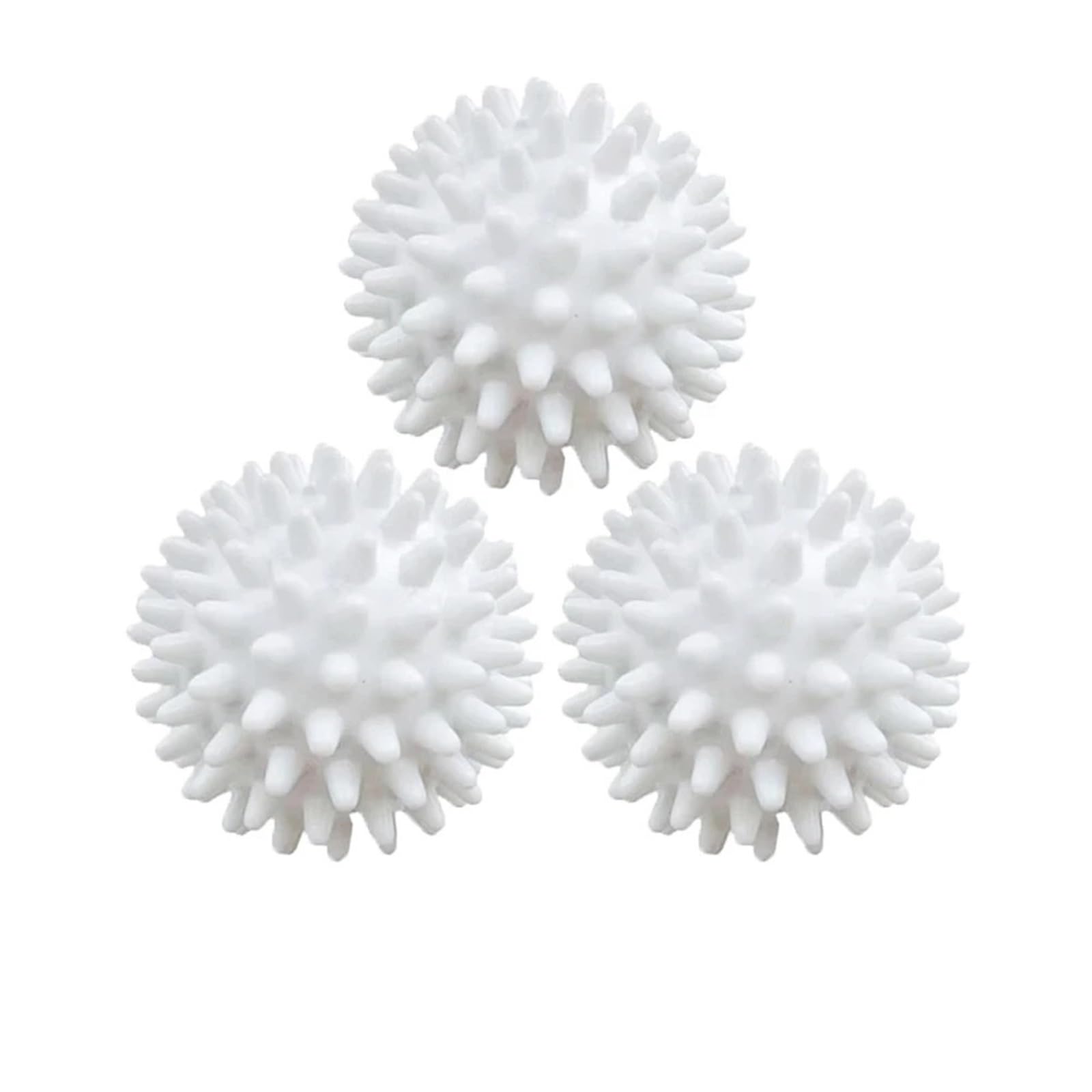 Tumble Dryer Balls, Reusable Hair Removal Laundry Balls Lint Fur Catcher for Washing Machine, 12 Pcs, White