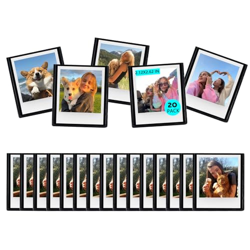 WOGOZAN Magnetic Picture Frame for Polaroid Go (20 Pack)