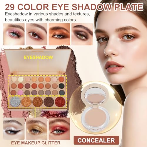 All In One Makeup Kit for Teen Girls Beginners Pink - Image 3