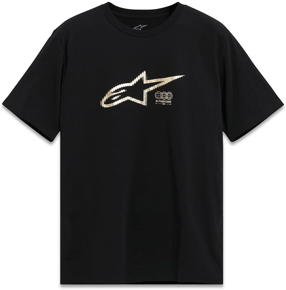 Alpinestars - Golden Csf Ss Tee Black Xl (1244-72220-10-XL)