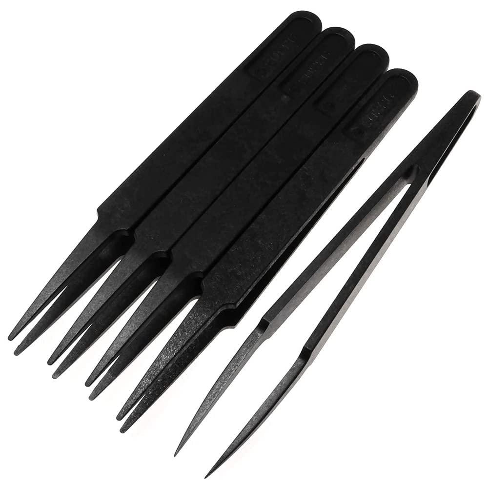 FORSCHER Anti-static Multifunctional Plastic Precision Tweezers Set (Set of 5 Pcs) (B0BHZWPQGW) Amazon Price History, Amazon Price Tracker