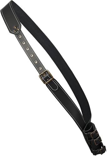 Miniatura 65 de BLESSUME Cinturón medieval de caballero con espada rana funda de estoque, soporte de vaina de estoque, 1 unidad Negro 6