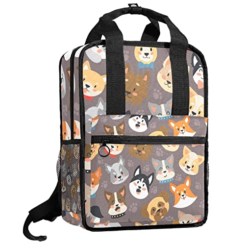 Sac à dos garçon avec bretelles réglables et imprimé animalier unique