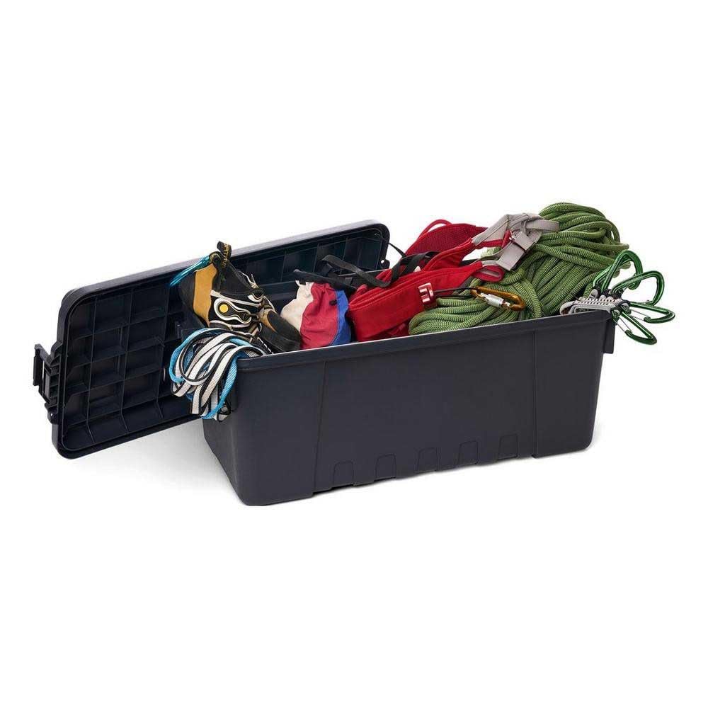 PLANO Sportsman'S Trunk Medium 64Ltr, Charcoal, Military-Grade Storage Box With Lid, Heavy Duty, Large, Camping &Amp; Army Storage Trunks, Perfect For Hunting, Paintball, Airsoft Or Home Storage