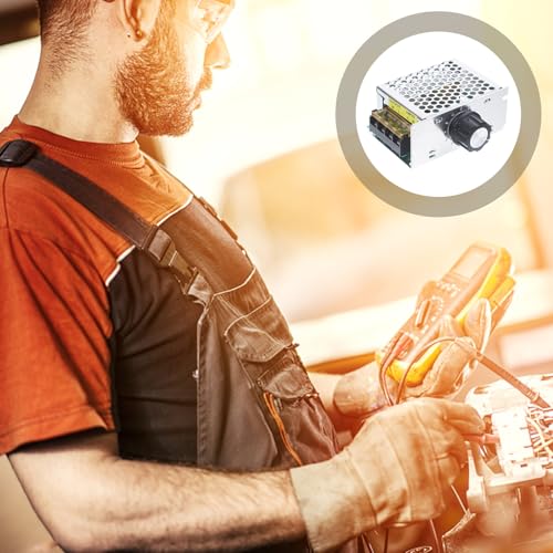 Regulador de voltaje de 4000w con carcasa de aluminio para control de iluminación y ventiladores 7