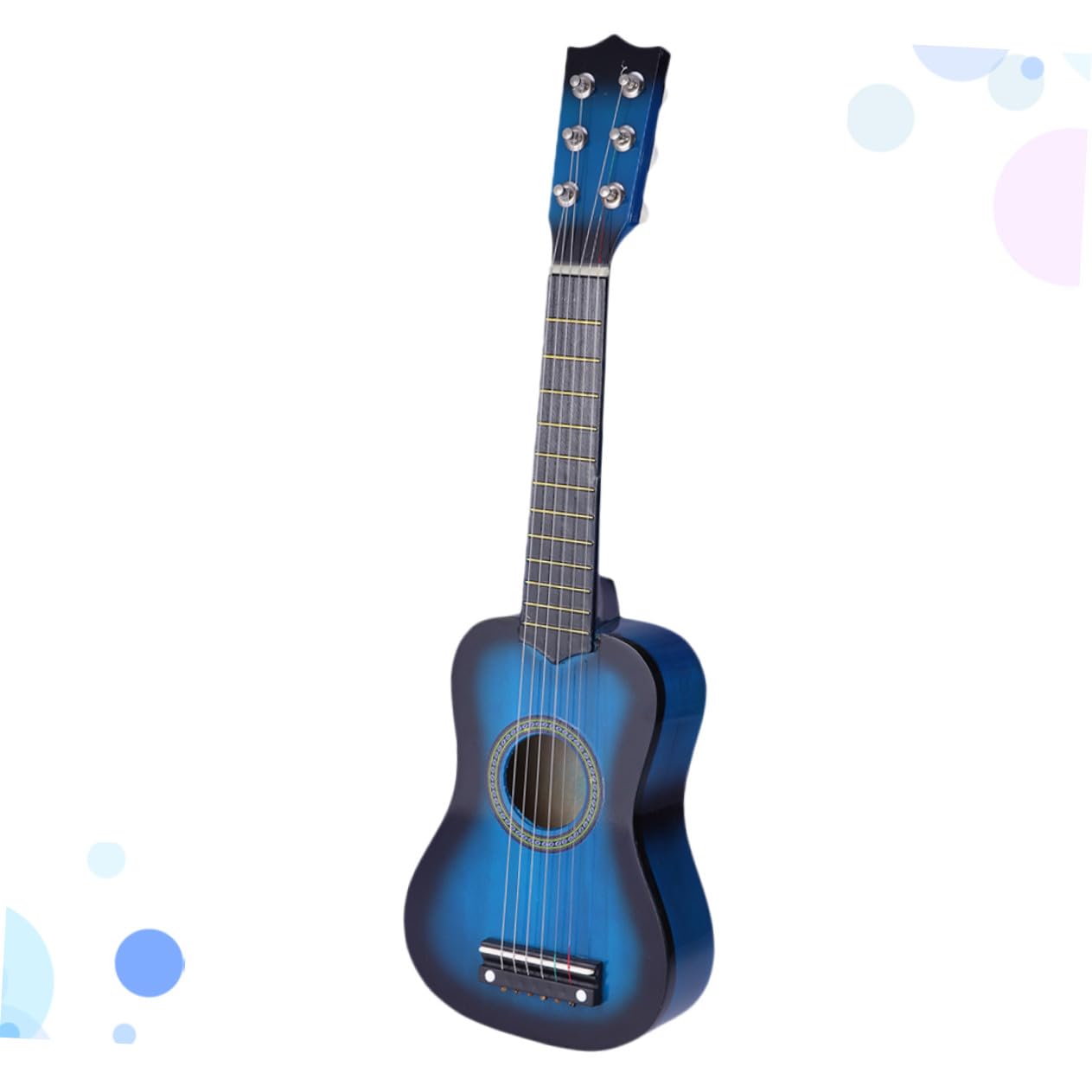 Chitarra Giocattolo per Ragazzo Ragazza 23 Pollici in Legno Blu