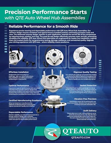 Image of PM Auto Pair of 2 Front Wheel Hub Bearing Assembly Replacement For 2006-2011 Chevrolet HHR