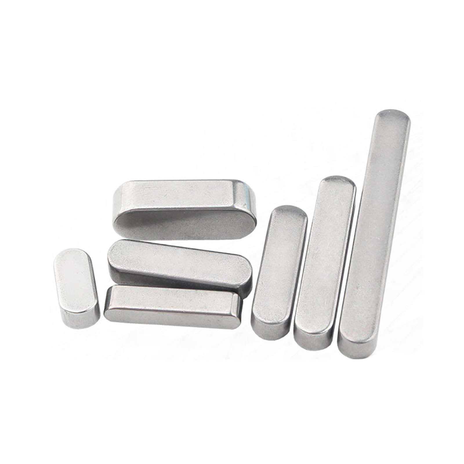 Dübeltreibwelle Parallelkeil, Passfeder, Parallelkeile, Edelstahl A2 304, 6 mm Breite, mehrere Längen, 10 Stück(14mm)