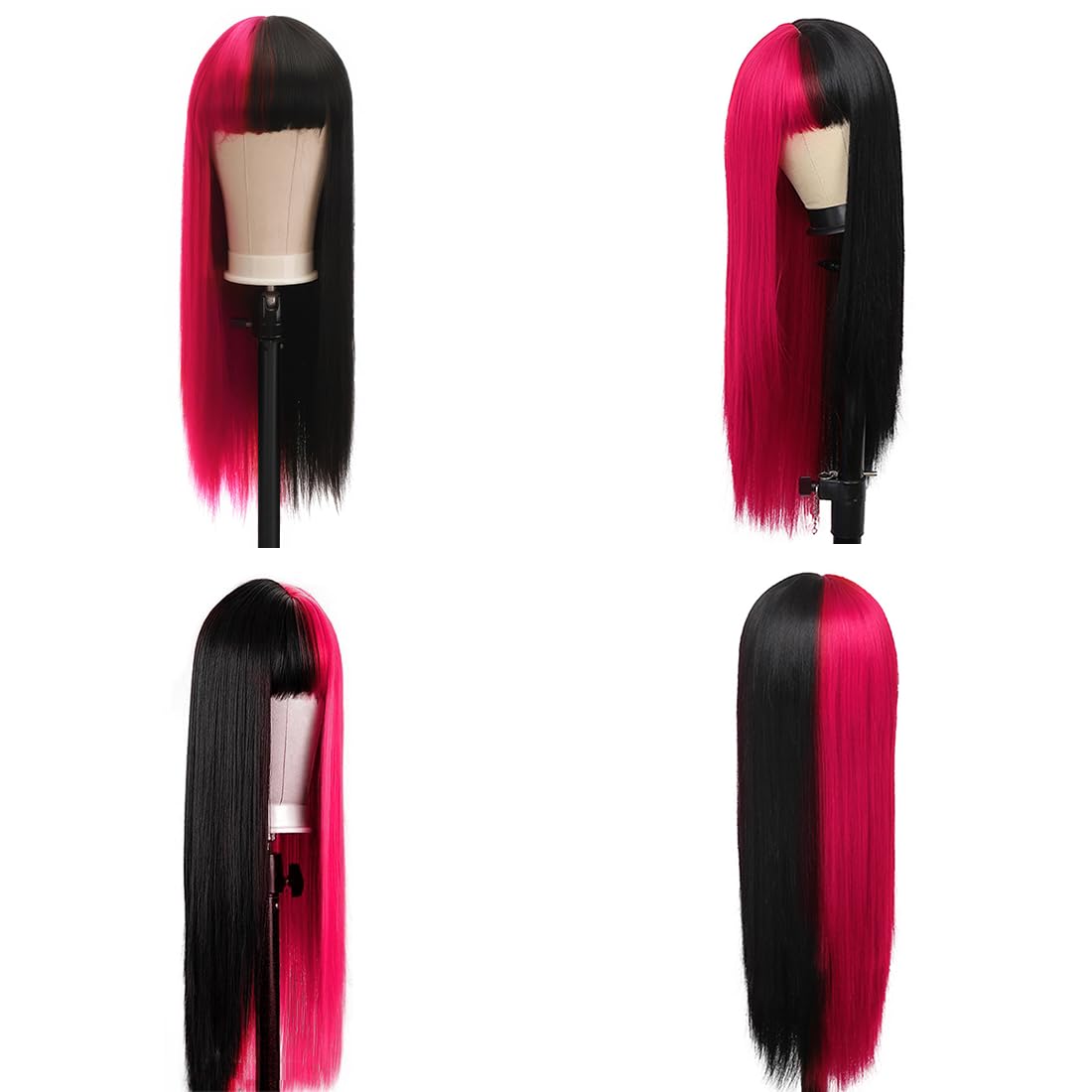 100 cm lange pruik, universele anime kostuum cosplay pruik, perfect voor feest, dagelijks gebruik, festivals en Halloween, geweldig voor tv, film, anime karakter cosplay (Roségoud 100 cm lange pruik, universele anime kostuum cosplay pruik, perfect voor feest, dagelijks gebruik, festivals en Halloween, geweldig voor tv, film, anime karakter cosplay (Roségoud