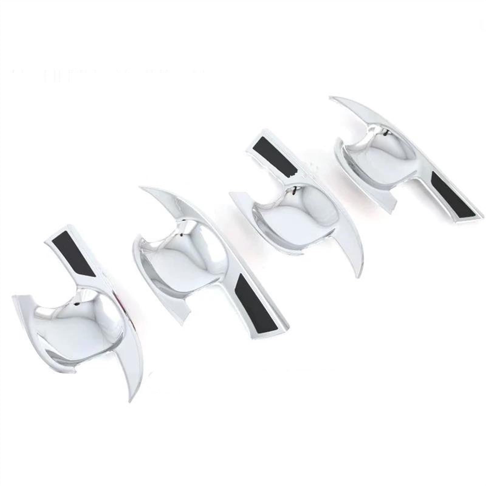 Kjhopy Chrome B Car Door Handle Bowl Cover For Toyota For Prius C Xw50 For Prime Phv 2016-2021 Accessories Sticker Exterior Door Handle(Chrome B)