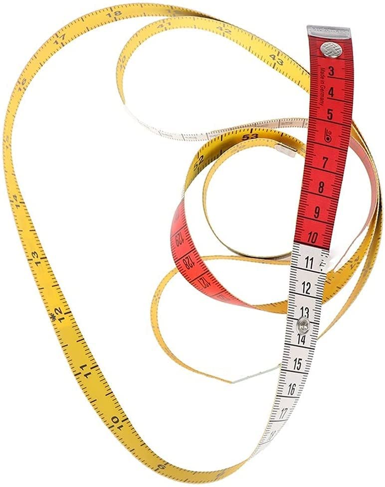 RWRAPS 1,5 m Körpermesslineal Nähen Schneider Maßband Mini Weiches Flaches Lineal Zentimeter Meter Nähen Maßband Langlebig