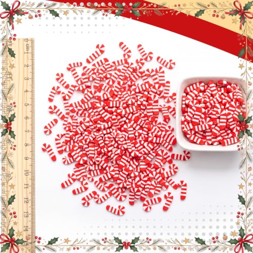 Image of Weysat 30g Softball Clay Slices Mini Baseball Sports Confetti for Craft | Polymer Slices for Nail Art Scrapbooking, Basketball Sports Decorations, Red White Stitching, Craft Supplies