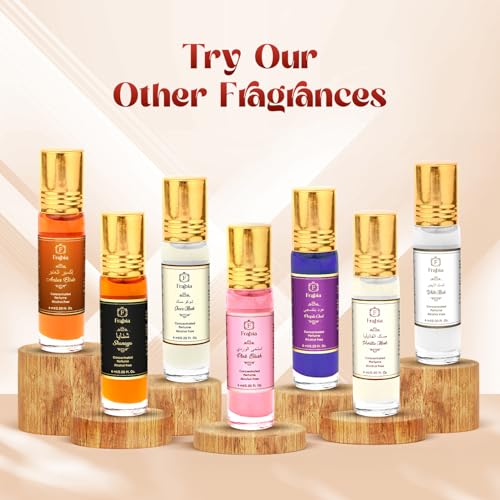 Image of Vanilla Musk Perfume Oil Roll-On - Vanilla Fragrance Oil Roller (No Alcohol) Perfumes for Women and Men, 6 ml / 0.2 fl Oz