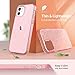 ULAK Compatible with iPhone 12 Case Clear Glitter, iPhone 12 Pro Cover Sparkle Bling Soft TPU Women Girls Shockproof Protective Phone Case Designed for iPhone 12 & iPhone 12 Pro 6.1 inch, Pink