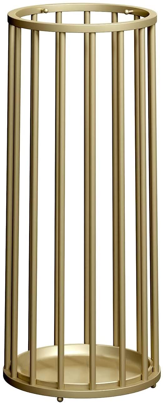 HYLYGFH Nordic Wrought Iron Umbrella Stand Holder with Hollow Design for Quick Water Drainage and Long/Short Umbrella Storage