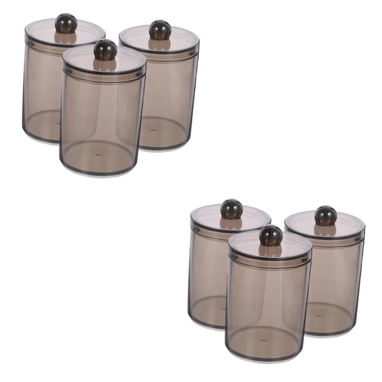 Caja de hisopos de algodón PRETYZOOM con 6 unidades y soporte para palillos