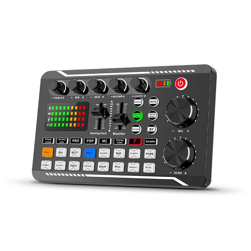 F998 Professional Audio Mixer, Sound Board Console System Live