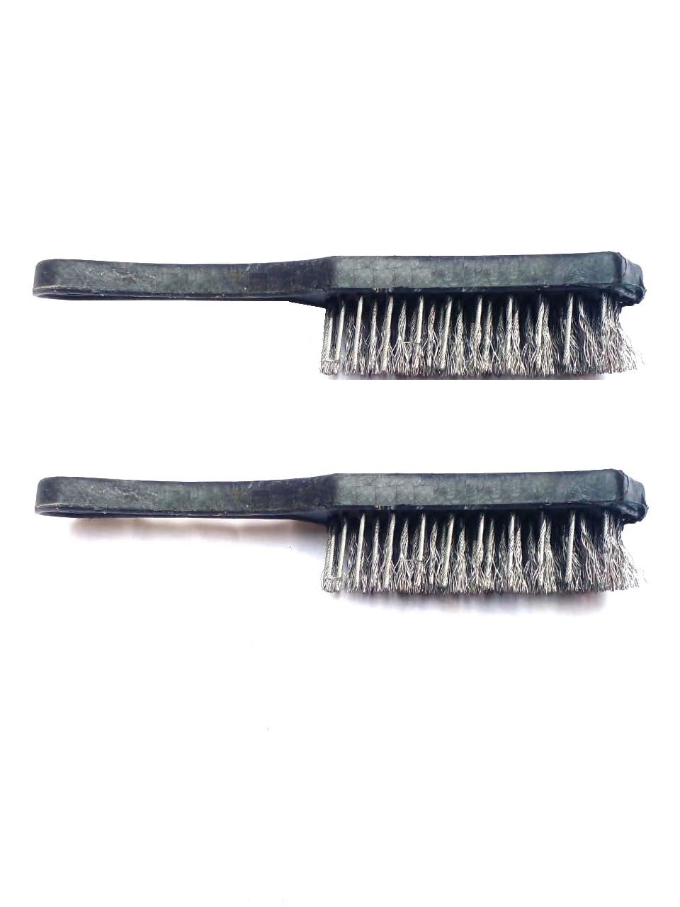 Li6 ®™ Heavy Duty Steel Brush for Cleaning Rust and Moss - Set of 2 Pics - 6 Rows Stainless Steel Wire Brush - Tar Barash Kaai AUR ETA Saf Karne Ke Liye (B0D9TKTK2P) Amazon Price History, Amazon Price Tracker