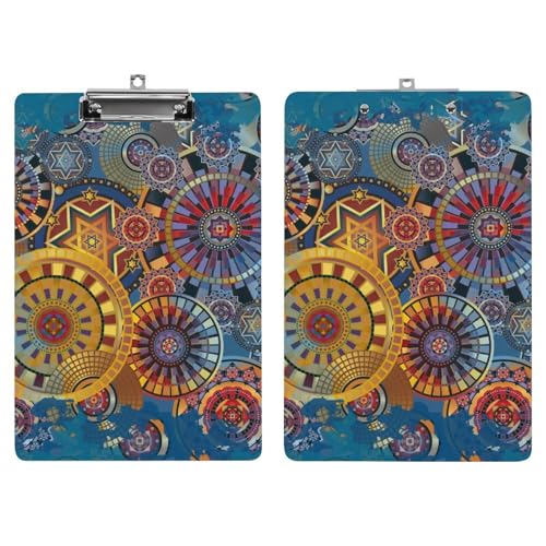 Planchettes à pince porte document A4 compact pour écrire debout sans table - 7