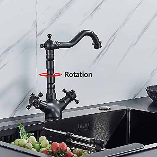Robinets de lavage pivotants à 360 degrés pour évier double bac - 7