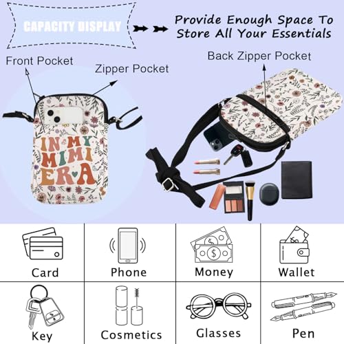 ENSIANTH Mimi Gift Mimi Crossbody Bag Grandma Gift Mimi To Be Gift Mother’s Day Gift In My Mimi Era Gift Grandma To Be Gift3