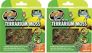 Zoo Med Terrarium Moss [Set of 2] Size 5 Gallons