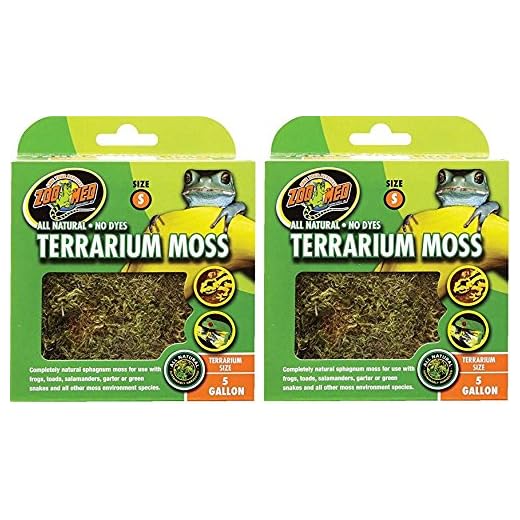 Zoo Med Terrarium Moss [Set of 2] Size: 5 Gallons