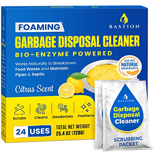 Bastion Garbage Disposal Cleaner and Deodorizer - 24-Count (...