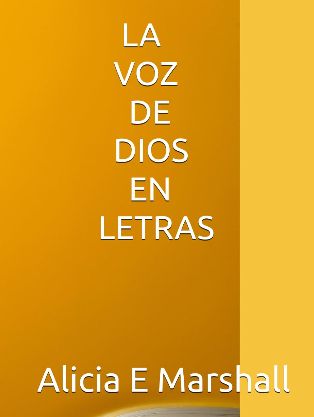 LA VOZ DE DIOS EN LETRAS