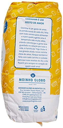 GLOBO Farinha De Trigo Tipo 1 Globo Original 1 Kg - Embalagem De Papel