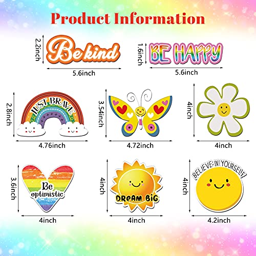 Frienda 16 imanes decorativos para locker con frases motivadoras miniatura 2