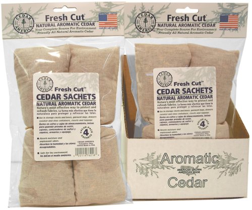 Amazon.com: CedarAmerica Aromatic Cedar Sachet 4pk - Pack of 6 : Home ...