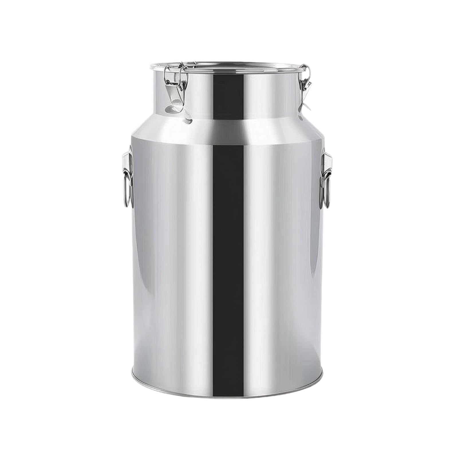 Seau Cvercle Portable | Hermétique, Robuste, Récipient, Manger, Cuisiniers, Particuliers, 48L, Fond Plat
