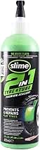 Slime 10193 Tire and Tube Sealant Puncture Repair Sealant, 2-in-1, Premium, Prevent and Repair, Suitable for Non-Highway Tires and Tubes, Non-Toxic, Eco-Friendly, 16oz Bottle