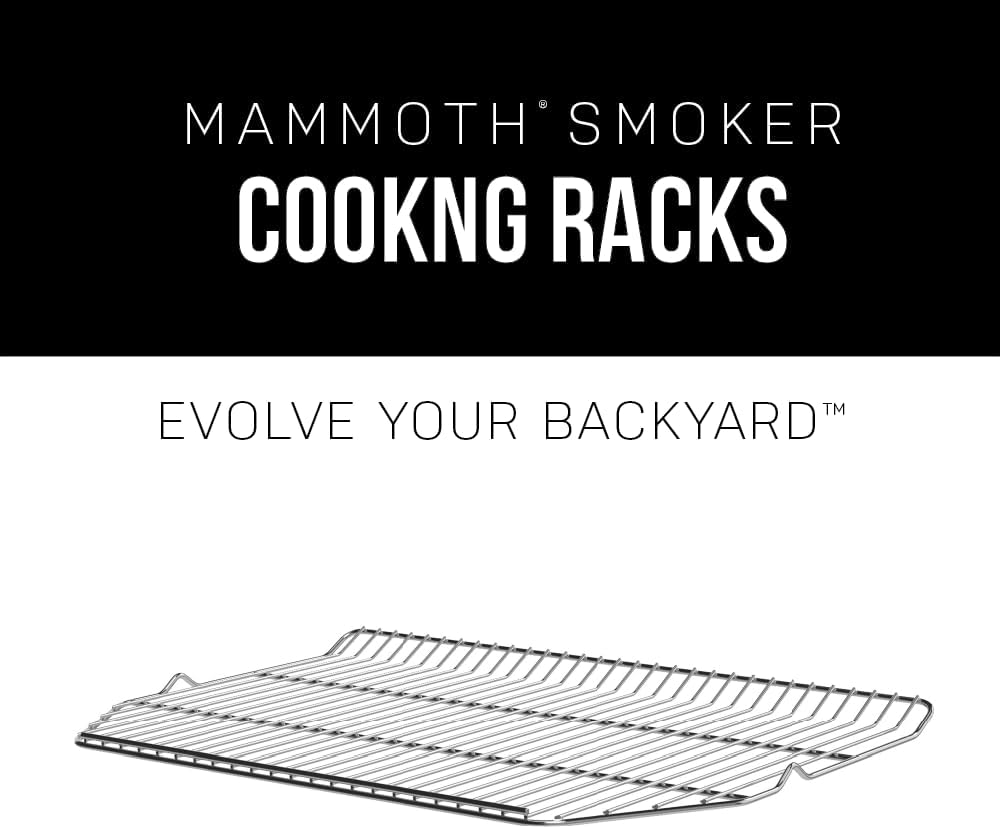 GRILLA Mammoth Vertical Smoker Mesh Cooking Racks with 1660 Square Inches of Cooking Space, Stainless Steel, 5 Pack, for Mammoth Smoker, Grilling, and BBQ